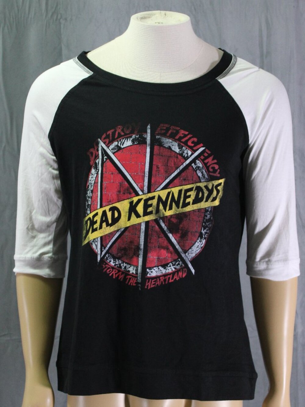 Band Shirt - Dead Kennedys Storm the Heartland 3/4 Sleeve - Men's Medium